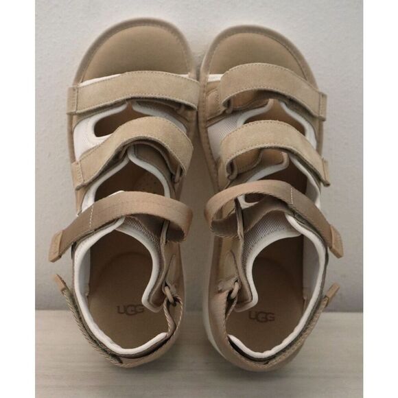 Ugg F20023K Men\'s Sz 13 Beige Goldencoast Multistrap Suede Sandals main image 8